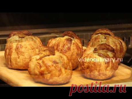 Рецепт - Яблоко в слойке от https://videoculinary.ru - YouTube