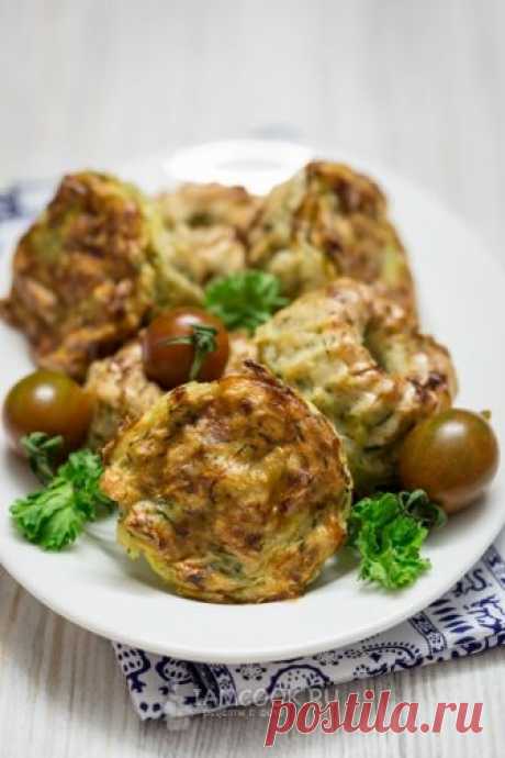 Рыбные котлеты с кабачком в духовке