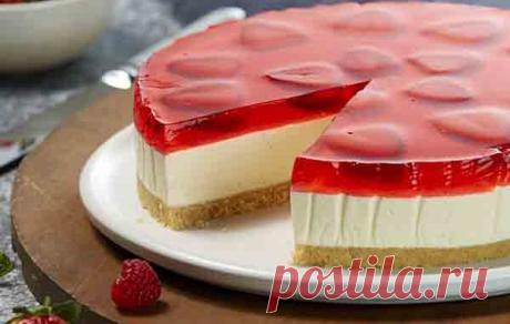 Классический чизкейк без выпечки - Кулинарные рецепты 