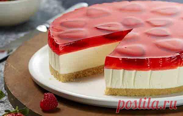Классический чизкейк без выпечки - Кулинарные рецепты 