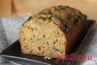 Тыквенный хлеб на Вкусном Блоге К сезону тыквы в компанию к одиноким тыквенным кексикам подкидываю еще один соответствующий рецепт. Журнал “Гастроном” дает его именно под таким названием – тыквенный хлеб. Но, по сути, это получается тыквенный кекс – сладкий, вкусный и, как полагается тыквенной выпечке, влажный. Тыкву чистим и режем на кубики. Затем ее нужно…