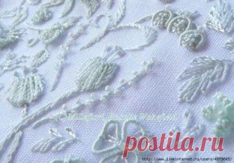 БРАЗИЛЬСКАЯ ВЫШИВКА НА ОДЕЯЛАХ - МК