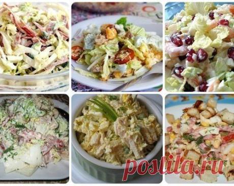 ТОР - 6 салатов с ПЕКИНСКОЙ КАПУСТОЙ!