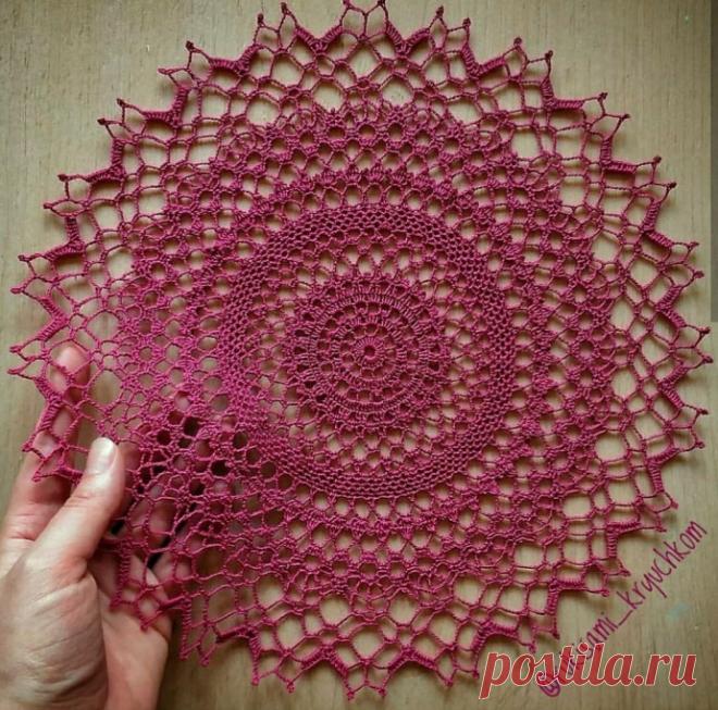 Роскошные салфетки со схемами