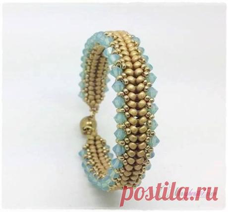 (87) DIY How to make Wuthering Heights bracelet. Bead tutorial, swarovski, seed beads. PDF file