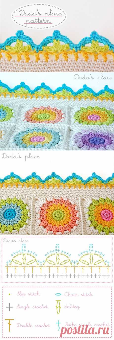 Dada's place: Crochet border chart