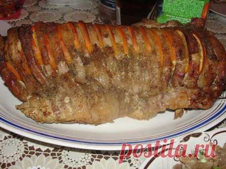 Запечёное мясо с апельсинами - Простые рецепты Овкусе.ру