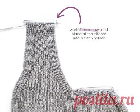 Двусторонний вязаный жилет DUO — Выкройка и инструкция — Creativa Atelier