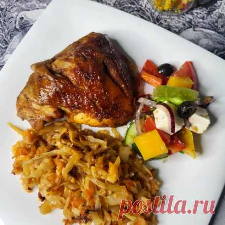 Капуста с рисом и курицей в рукаве рецепт с фото пошаговый от Людмила Кириевская - Овкусе.ру