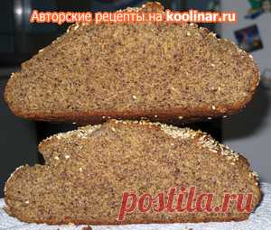 Льняной хлеб (безглютеновый) рецепт с фотографиями
