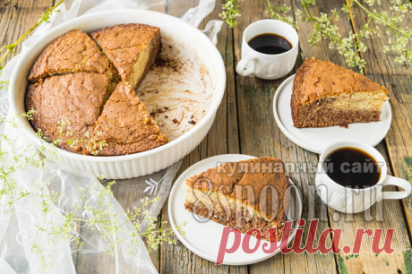 Пирог зебра на кефире: рецепт с фото. Рецепт пирога зебра на кефире | 8 Ложек