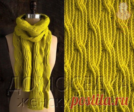 Длинный шарф от Purl Soho - спицы