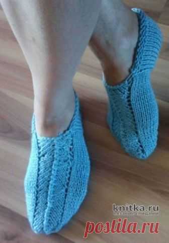 Как связать следки на двух спицах, подробное описание,  Вязание для женщин Очень люблю вязать тапочки и дарить их всем-всем. Для их вязания пойдут остатки различной пряжи и потребуется совсем немного времени. Следки на двух