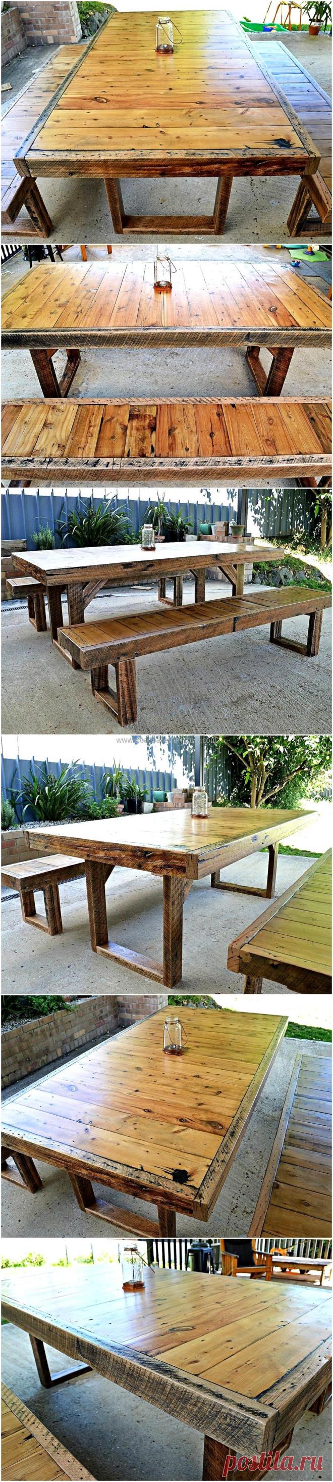 Hand Made Pallet Wooden Farmhouse Furniture | Wood Pallet Furniture