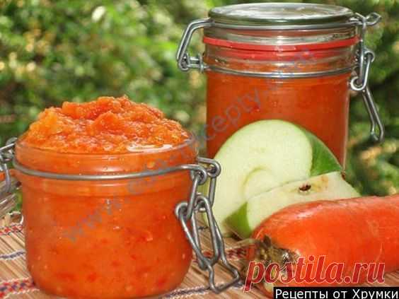 Икра из моркови с томатами на зиму