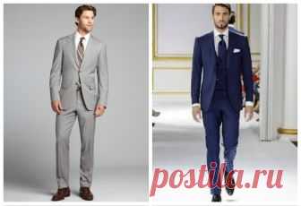 Men suits 2018: main trends for men For men suits 2018 along with traditional black, brown and gray hues, bright colors are offered: snow white, azure, sunny yellow, purple, coral and pink.
