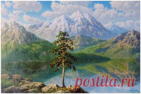 горное озеро