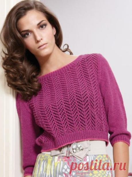 Укороченный джемпер Чароит