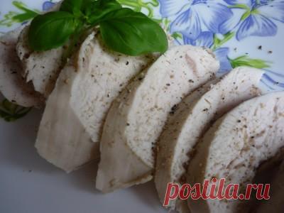 Куриная грудка,сваренная за пять минут : Низкокалорийные рецепты