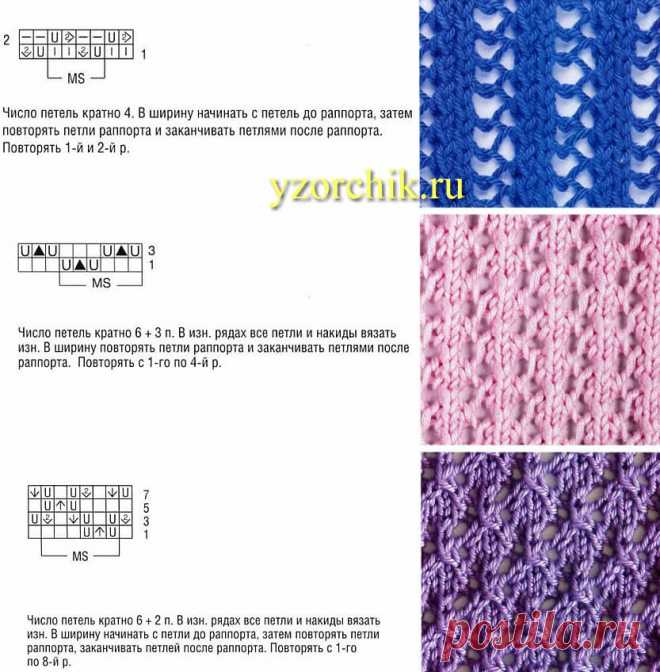 Сетчатые узоры дорожками