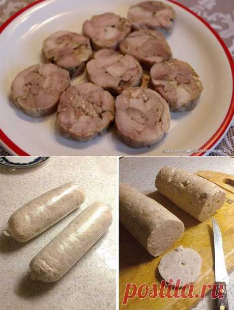 Колбаса куриная домашняя быстрого приготовления | БУДЕТ ВКУСНО!