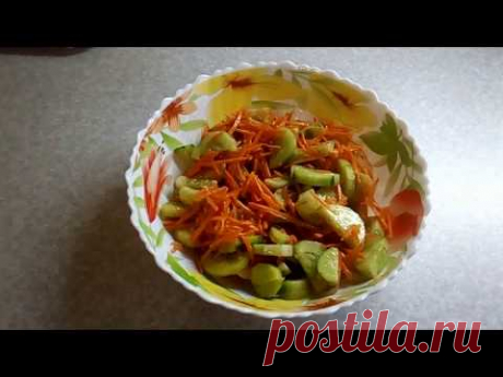 ОГУРЦЫ ПО КОРЕЙСКИ. ВКУСНЫЙ САЛАТ. - YouTube