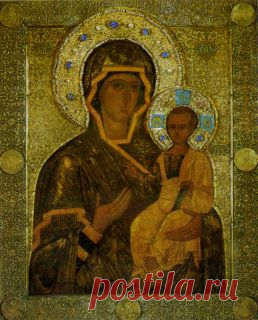 Икона «Богоматерь Одигитрия Смоленская» (из местного ряда иконостасы Смоленского собора).