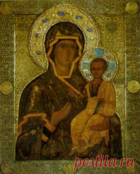 Икона «Богоматерь Одигитрия Смоленская» (из местного ряда иконостасы Смоленского собора).