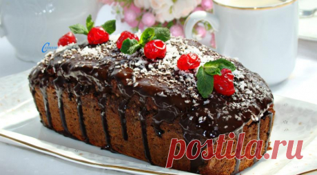 Свекольный кекс с вишней Десерты