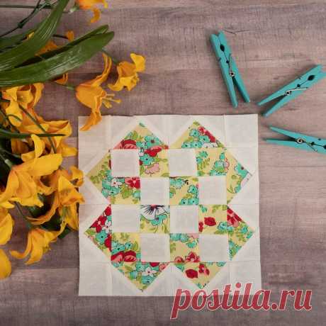 Сегодня лоскутный блок *ИЗЮМИНКА*. Пэчворк идеи. Не останавливаемся - шьём вместе. | Творческий дневник Quiltmania | Яндекс Дзен