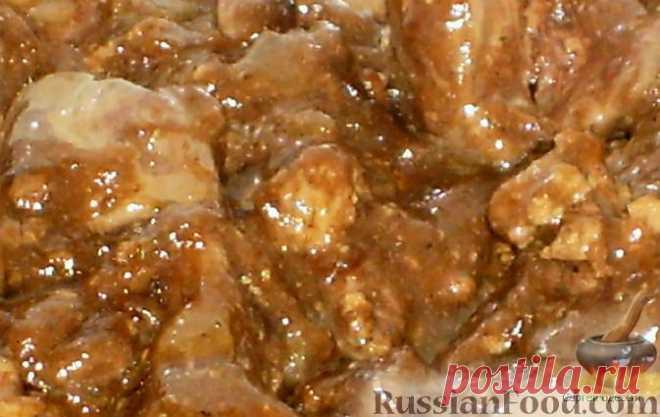 Рецепт: Куриная печень по-китайски на RussianFood.com