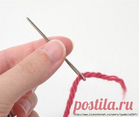 Как соединить концы нитей без узла.