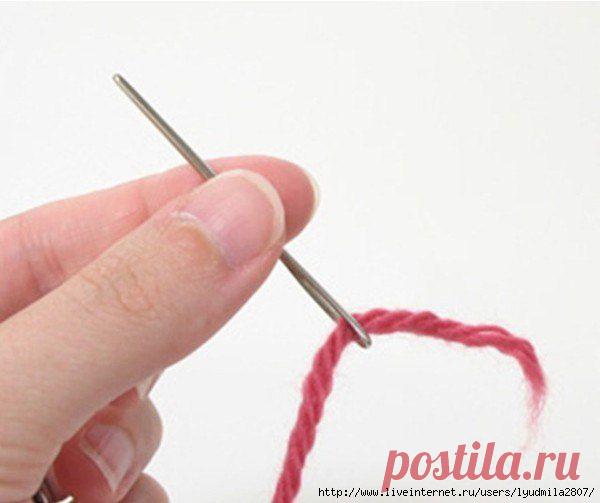 Как соединить концы нитей без узла.