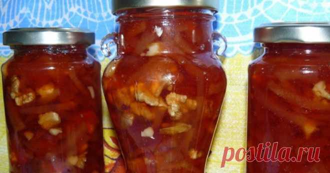 Как приготовить варенье из айвы с орехами - Со Вкусом