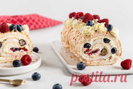 Воздушное удовольствие: как приготовить меренговый рулет - БУДЕТ ВКУСНО! - медиаплатформа МирТесен