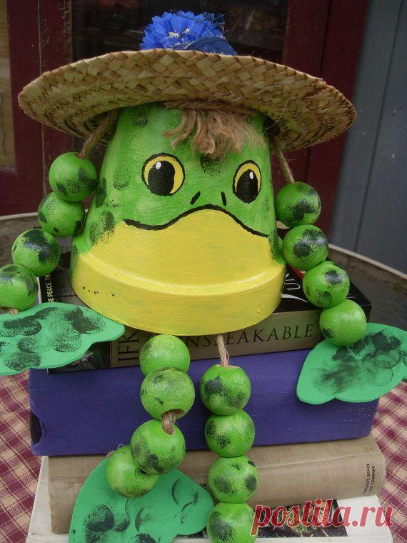 ИДЕИ ДАЧНЫХ ПОДЕЛОК ИЗ ЦВЕТОЧНЫХ ГОРШКОВ