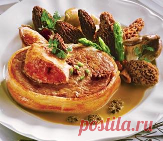Турнедо с крутонами и сморчками. Пошаговый рецепт с фото на Gastronom.ru