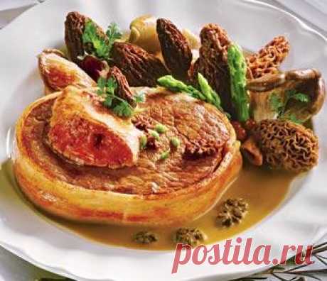 Турнедо с крутонами и сморчками. Пошаговый рецепт с фото на Gastronom.ru