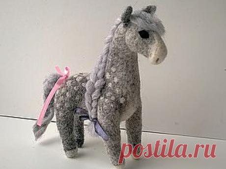 Новогодняя лошадка в яблоках - Ярмарка Мастеров - ручная работа, handmade