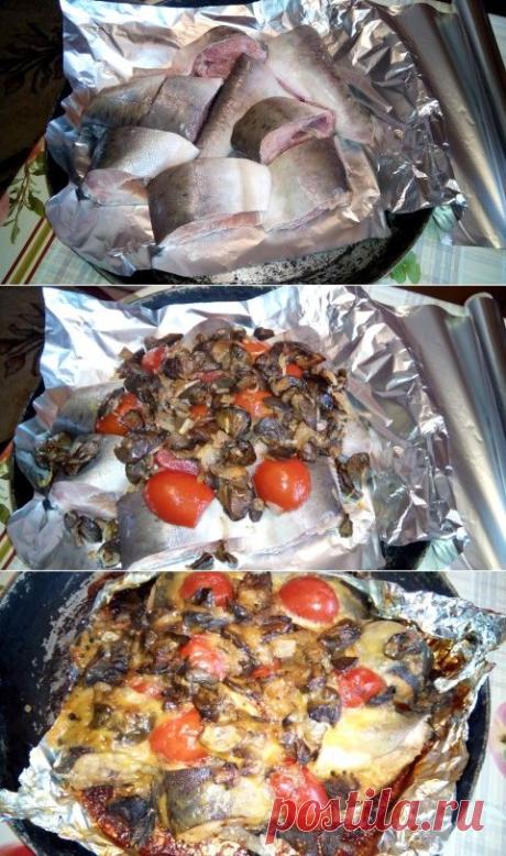 Горбуша, запеченная в фольге