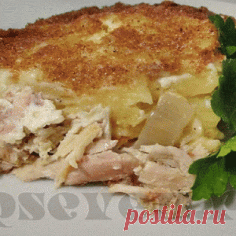 Картофельная запеканка с курицей - готовится просто и легко, съедается в «улет»