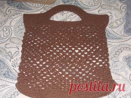 Авоська крючком.