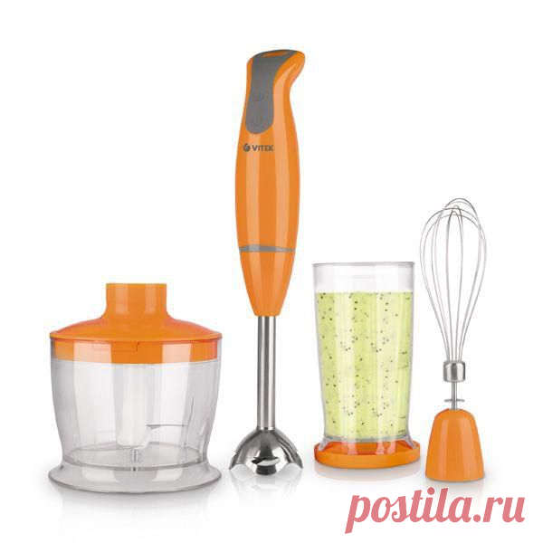 Блендер погружной Vitek VT-1468 OG
2 500 руб.

Емкость для смешивания ингредиентов (л): 0,5
Материал измельчителя: пластик
Мощность, Вт: 400
Противоскользящая прорезиненная кнопка управления: +
Режим "Турбо": +
Скорости: 2
Съемная насадка-блендер из нержавеющей стали: +
Съемная насадка-миксер для приготовления крема: +
Чаша измельчителя (л): 0,5