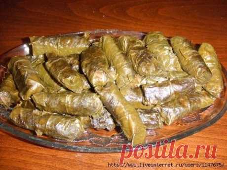 ВИНОГРАДНАЯ ДОЛМА С ФАРШЕМ - САРМА (ETLI SARMA)
