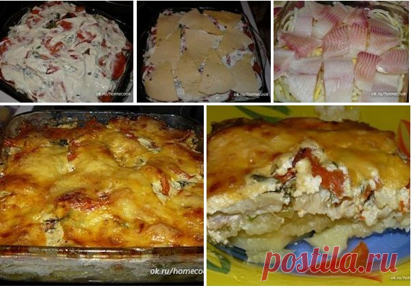 Bon Appétit: Обалденная вкусная запеканка картофельная с рыбкой