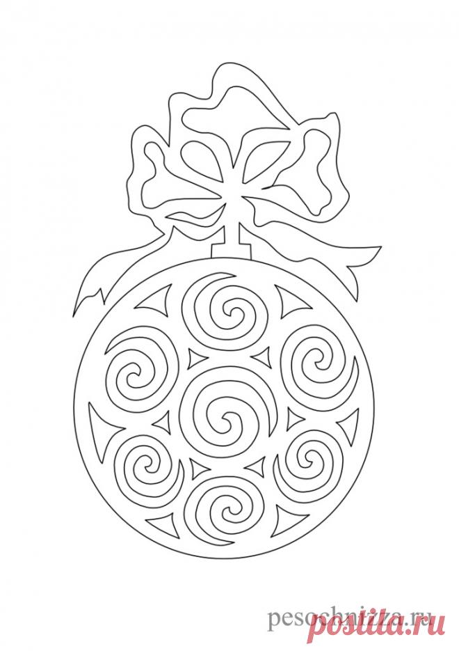 Новогодние шаблоны для украшения окон