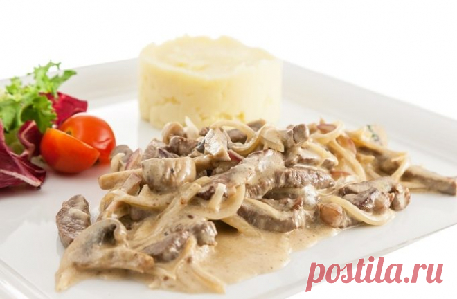 Фрикасе из курицы с грибами — Вкусно и Душисто