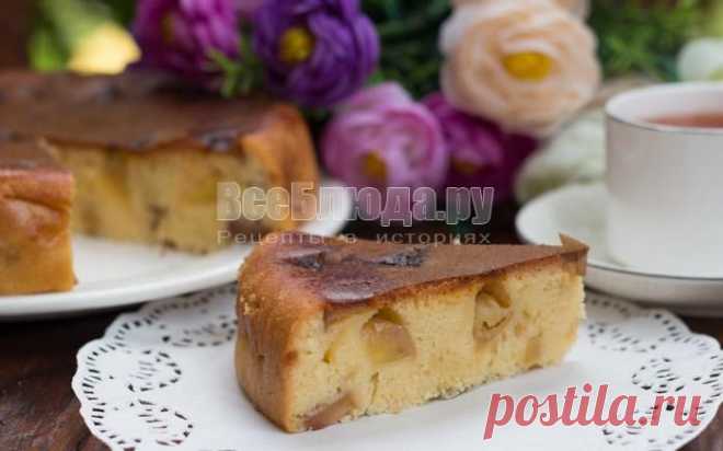 Как приготовить вкусную шарлотку с яблоками в мультиварке, рецепт с фото | Все Блюда