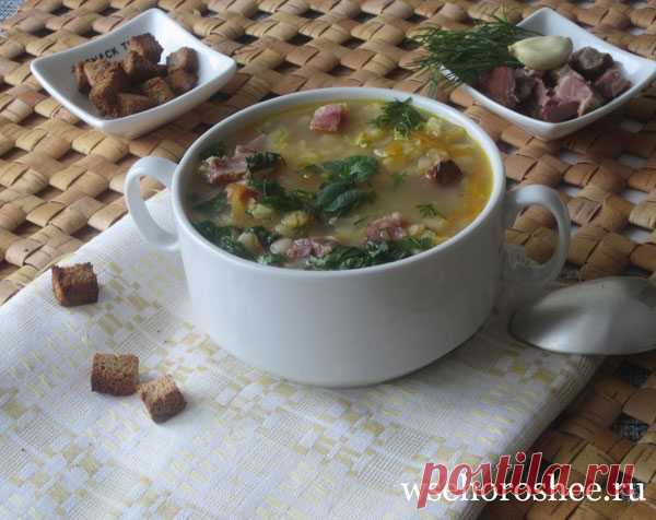 Как варить гороховый суп с копчеными ребрами