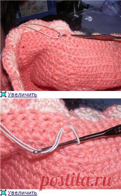 Нить-резинка и вязание. Как вставить в уже готовое изделие.